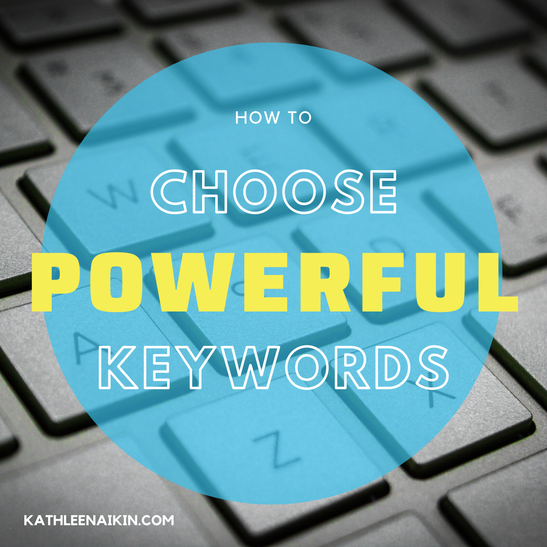 How to choose strategic keywords for your website SEO.